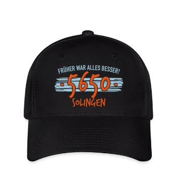 Früher 5650 Solingen - Flexfit Cap - Schwarz - Vorne