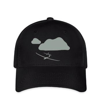 Vol à voile 4 - Casquette Flexfit - noir - Devant