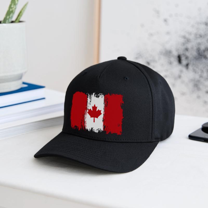 Maple Leaf Ink Splash Flexfit Cap