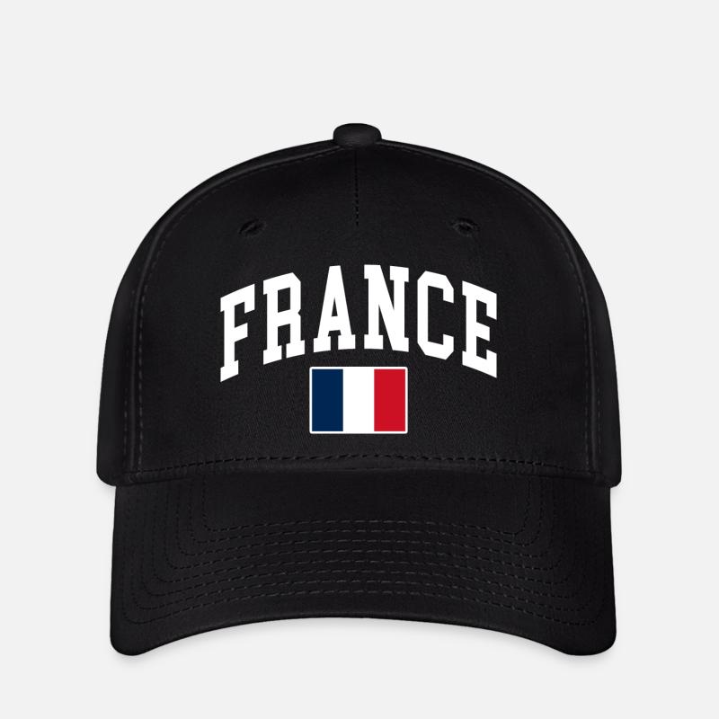 France - Casquette Flexfit - noir