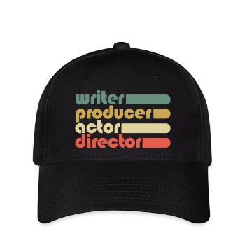Film Maker Movie Crew Writer Producer Actor - Flexfit Cap - black - Front