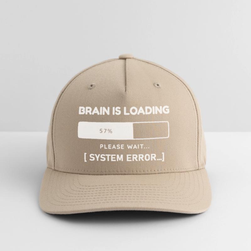 Brain is Loading System Error – Lustiger Spruch Flexfit Cap