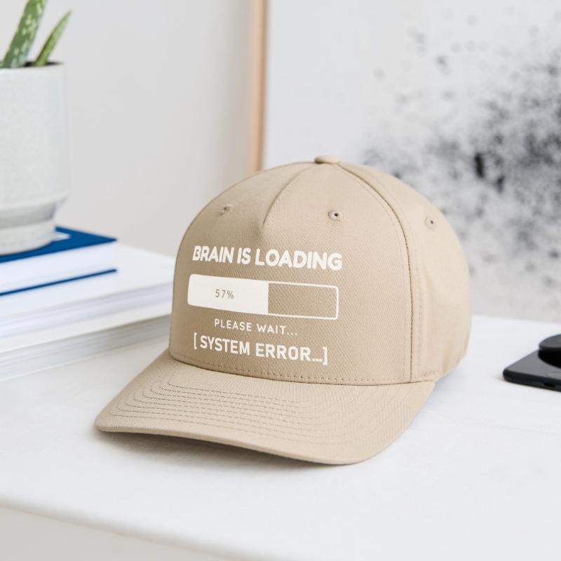 Brain is Loading System Error – Funny Saying Flexfit Cap