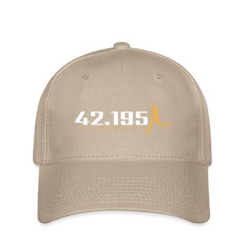 42.195 MARATHON - Casquette Flexfit - kaki - Devant