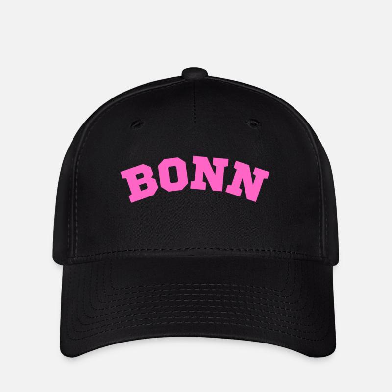 Bonn - Flexfit Cap - Schwarz