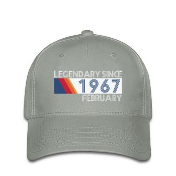 Retro SiFi Legendary since February 1967 - Geburts - Flexfit Cap - Grüngrau - Vorne
