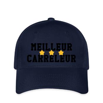 carreleur / carrelage / construction / maçon - Casquette Flexfit - marine - Devant