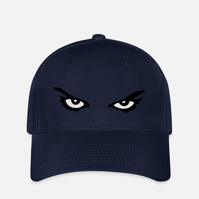 Evil Eye 2 - Flexfit Cap - marinblå