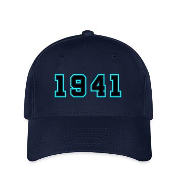 1941 Year Birthday - Flexfit Cap - navy - Front