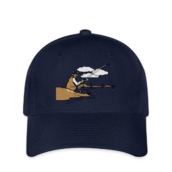 Fishing relax shore - Flexfit Cap - navy - Front