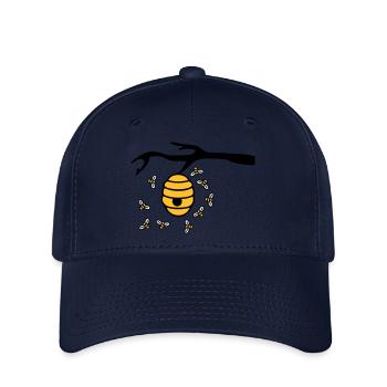 Beehive Branch - Flexfit Cap - navy - Front