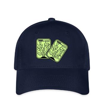Micro Chip 2 - Flexfit Cap - navy - Front