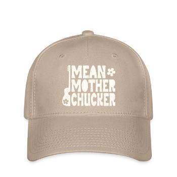 Mean Mother Chucker à la guitare - Casquette Flexfit - kaki - Devant