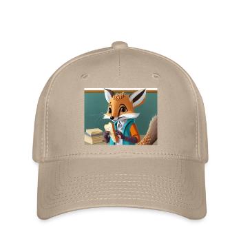 mignon petit renard démoniaque vie quotidienne – déjeuner - Casquette Flexfit - kaki - Devant