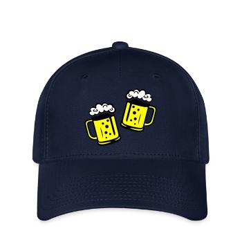 Beer Beer Mug Cheers - Flexfit Cap - navy - Front