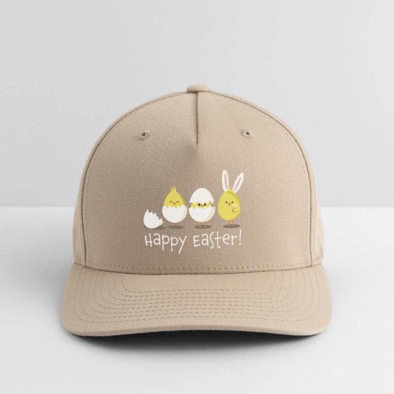 Happy Easter Chick Egg Easter Egg Flexfit Cap