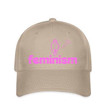 Feminismus - Flexfit Cap - Khaki - Vorne