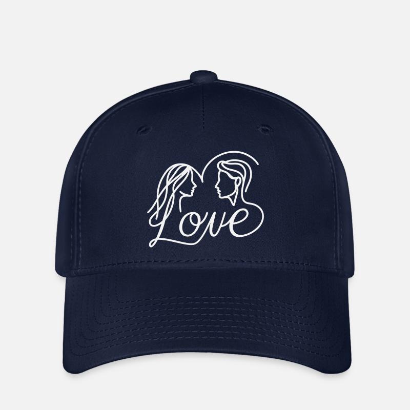 Love - Flexfit Cap - navy