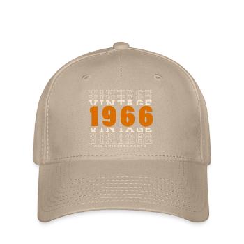 1966: Jahrgang - 58. Geburtstag - Flexfit Cap - Khaki - Vorne