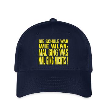 Abi Spruch WLAN - Flexfit Cap - Navy - Vorne