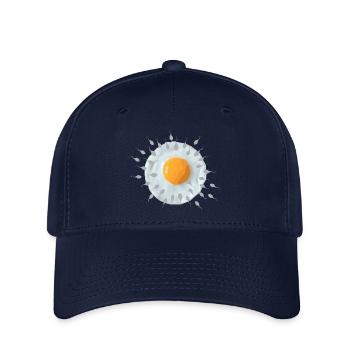 Œuf du petit-déjeuner - Casquette Flexfit - marine - Devant