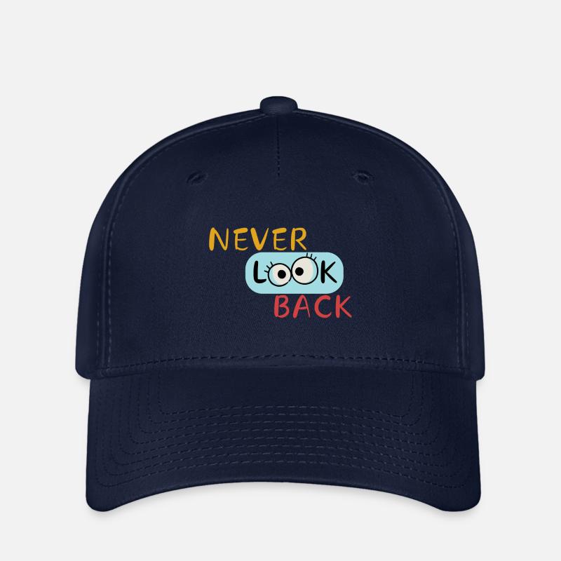 Never Look Back - Casquette Flexfit - marine