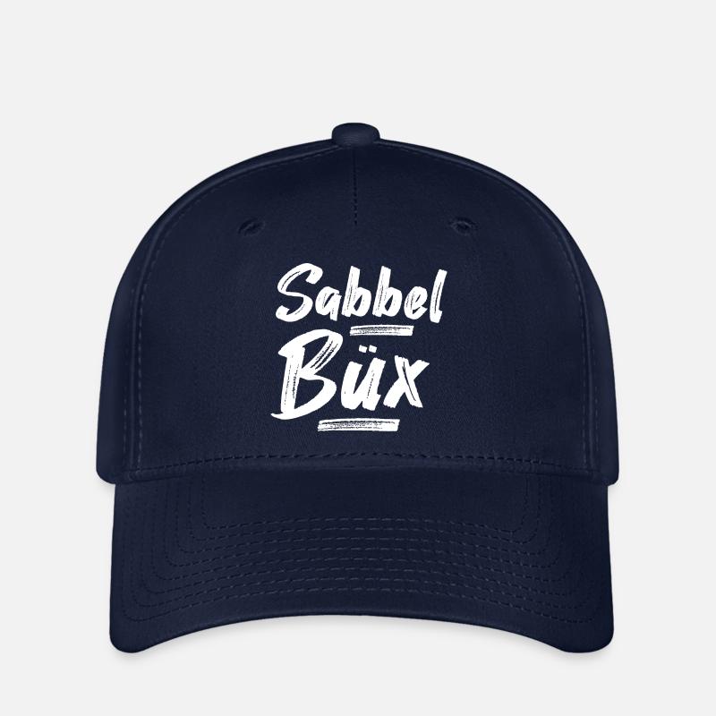 Sabbelbüx Plattdeutsch - Flexfit Cap - Navy