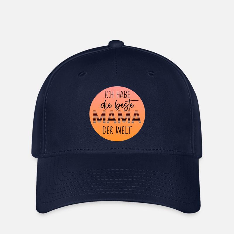 Ich habe die beste Mama der Welt | Geschenkidee - Flexfit Cap - Navy