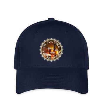 I M JUDGING THE BEER SELECTION - Flexfit Cap - Navy - Vorne