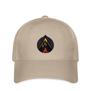 Vulkan logo - Flexfit Cap - Khaki - Vorne