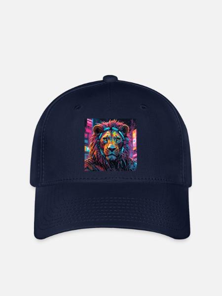 Löwe Cyberpunk - Flexfit Cap - Navy