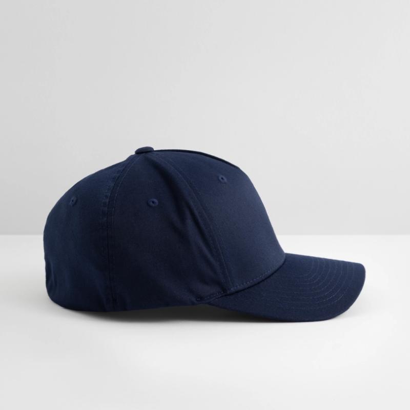 Yin and Yang Symbol in Blue & Yellow Python Coder Flexfit Cap