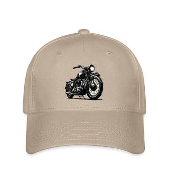 Conception De Moto, Vintage - Casquette Flexfit - kaki - Devant