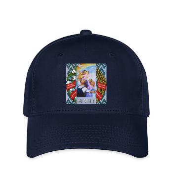 We are for peace (Мы за мир) -Uzbek SSR Propaganda - Flexfit Cap - navy - Front