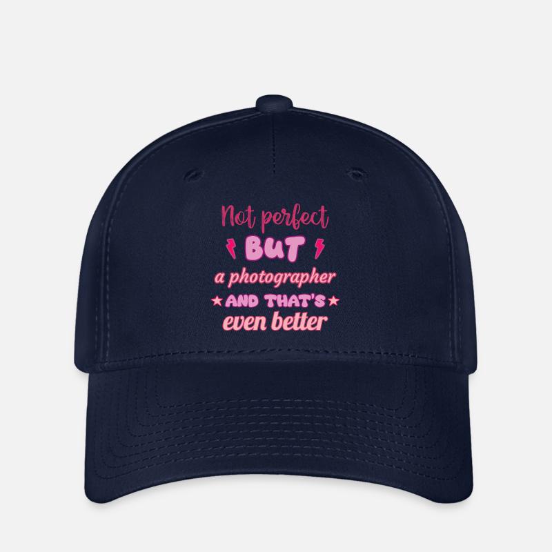 Nicht perfekt,aber Fotografin - Flexfit Cap - Navy