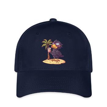 Harpy Bird Summer Holiday - Flexfit Cap - navy - Front