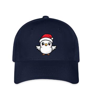 Taube Vogel Weihnachten Niedlich - Flexfit Cap - Navy - Vorne