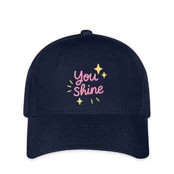 Du strahlst Positives - Flexfit Cap - Navy - Vorne