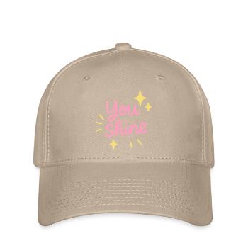 Du strahlst Positives - Flexfit Cap - Khaki - Vorne