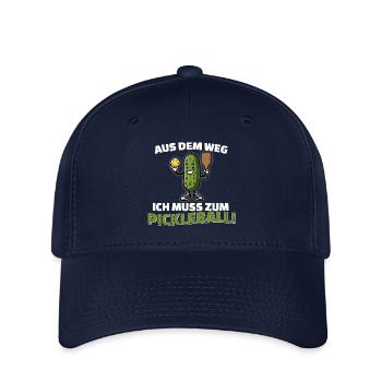 ich muss zum pickleball! geschenk witzig lustig - Flexfit Cap - Navy - Vorne