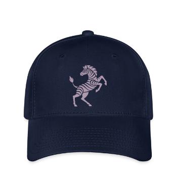 Zebra hooves high art piece silhouette - Flexfit Cap - navy - Front
