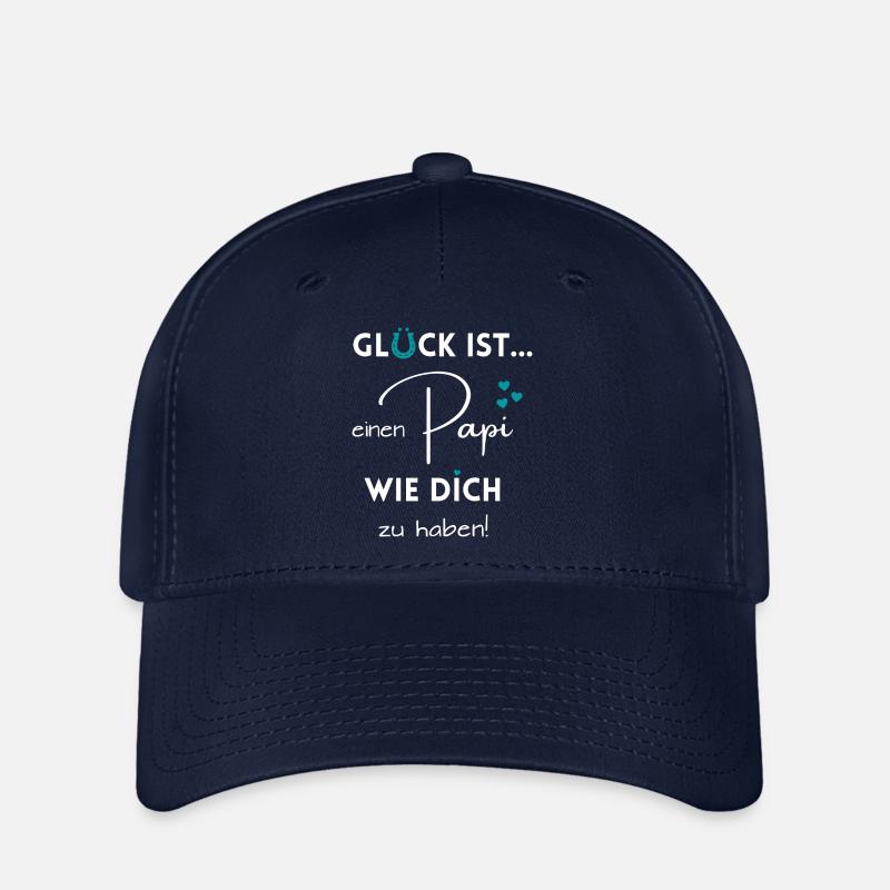 Glück ist, einen Papi wie Dich zu haben - Flexfit Cap - Navy