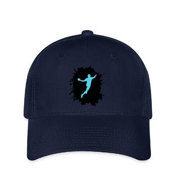 Éclaboussures de handball - Casquette Flexfit - marine - Devant