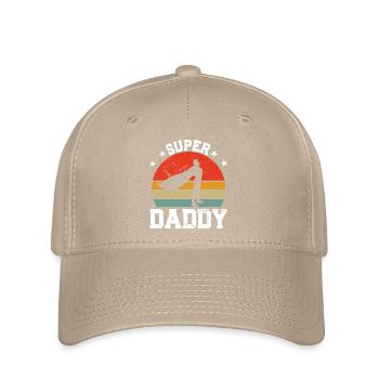 Super Daddy - Flexfit Cap - khaki - Front