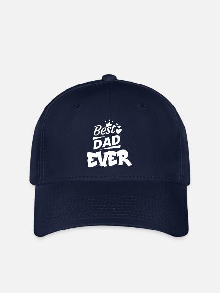 best dad ever meilleur papa - Casquette Flexfit - marine