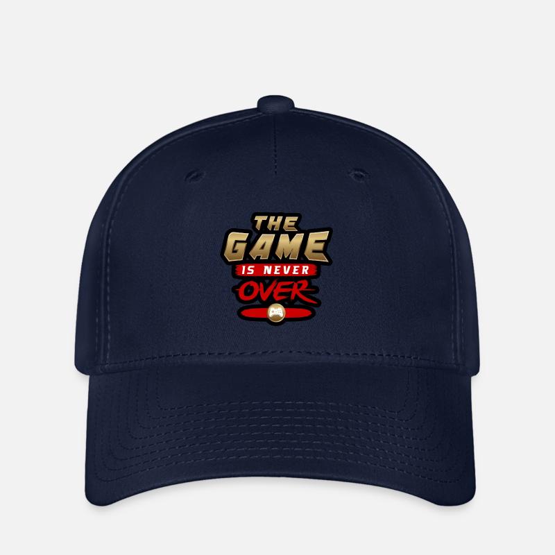 The game is never over - Flexfit Cap - Navy