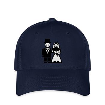 Hochzeit - Flexfit Cap - Navy - Vorne