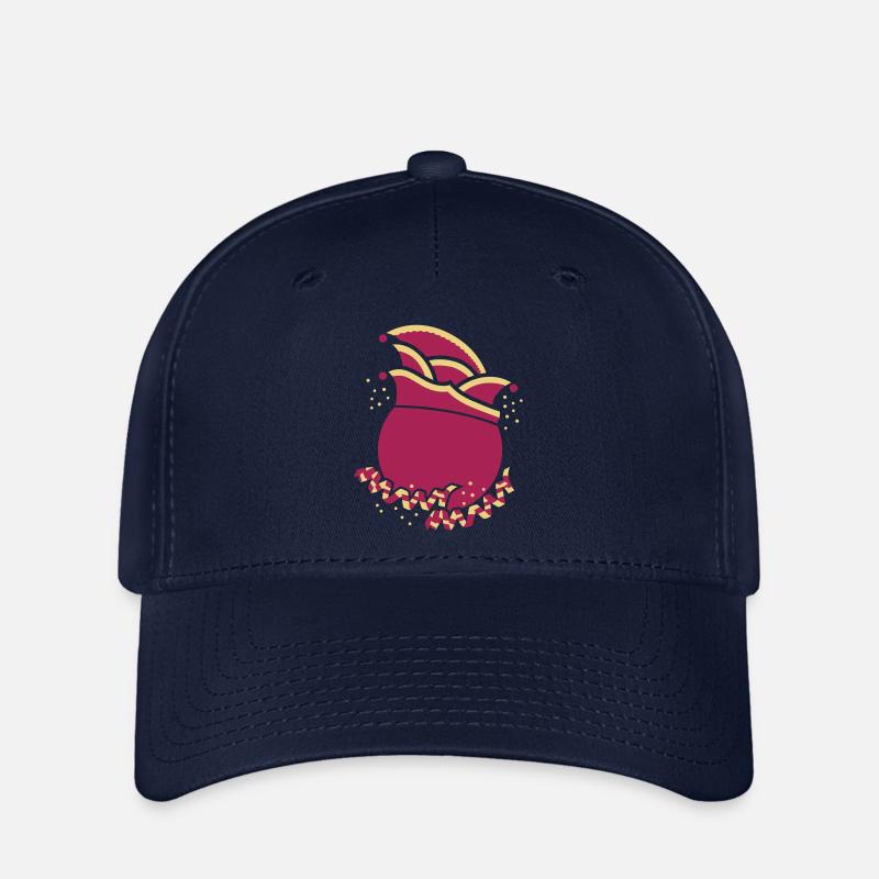 Dunce cap circle - Flexfit Cap - navy
