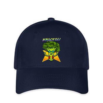 Brockoli le cadeau brocoli à bascule - Casquette Flexfit - marine - Devant