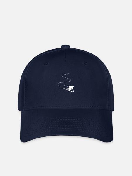 Skifahrer Skifahren Wintersport - Flexfit Cap - Navy
